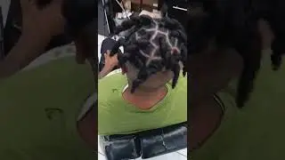Large Loc Retwist #hairstyle #locretwist #neatbraids #wicks # locwicks