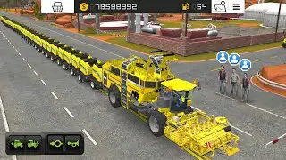 FS18 Много тюков Цепь машины! FS18 Посев семян в многопользовательском режиме | Farming Simulator...