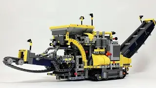 Review Lego Technic 42055 b-model Mobile Aggregate Plant