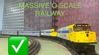 Experience the Thrill of O Scale Trains: My Jaw-Dropping Massive Railway in Action!
