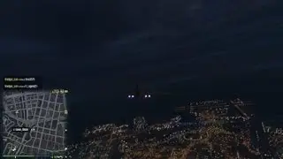 Grand Theft Auto V first kill with the stealth bomber