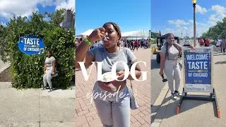 Travel Vlog | Taste of Chicago | Girls Trip | Room Tour | The Marq | Amtrak Business Class Lounge |