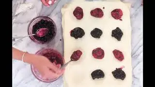 How to Make Raspberry & Blueberry Hand Pies