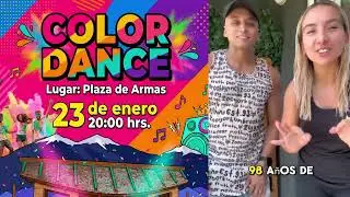 Invitaci&oacute;n Color Dance en Plaza de Armas Puerto Ays&eacute;n