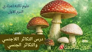 شرح درس التكاثر الجنسي واللاجنسي – علوم ٣ إعدادي | الجزء الأول 🌱🧬