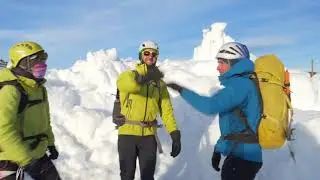 Alta montaña invernal largo