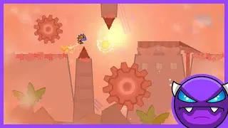 (GD 2.11) pink desert oasis - by hauxz - (All Coins)