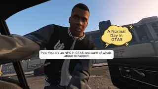 Смерть глазами NPC в GTA 5 #1