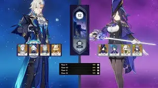 Luna 1 Spiral Abyss Floor 12 Full Stars | Genshin Impact