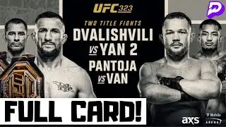 UFC 323 Predictions Dvalishvili vs Yan 2 Full Card Betting Breakdown