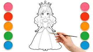 Let&rsquo;s Draw a Beautiful Princess! 👑 | Easy & Magical Art for Kids