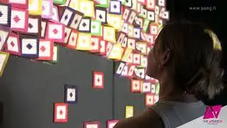PixelWave - Projection Mapping Sculpture for the CyberLab's start-up centre #SmartProductionPark