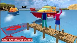 Water Boat ⛵ Taxi Simulator Ship 🚢 ➕ Android Gameplay