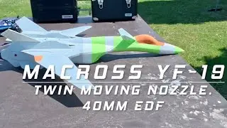 Macross YF-19 Twin 40mm EDF moving Nozzle, 3D printed Prototype