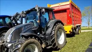 VALTRA N 104 avec MANIP MP100 et VALTRA N143 avec Schuitemaker 145 MK2