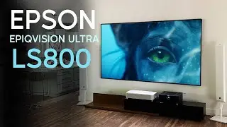 Epson LS800 Ultra Short Throw Laser Projector Review | 4000 Lumens 4K Smart Cinema