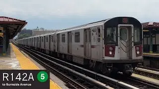 R142s & R142As on the 5 Line Bound for Burnside Av (7/14/2024)