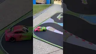 1/24th scale DMR X RC Drift car on a Turbo Racing track, it&rsquo;s tight drifting this! Is it too tight!