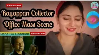 Rayappan Collector Office Mass Scene Reaction | Bigil Movie Scene | Thalapathy Vijay | Usha KC