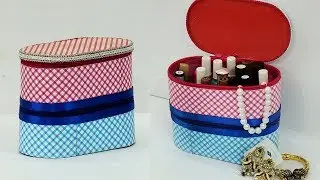 DIY Multipurpose Organizer Using Cardboard | DIY Jewelry Holder Storage Box Idea | StylEnrich