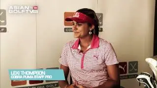 LPGA major winner Lexi Thompson talks in Singapore