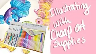 Artist vs Cheap Colored Pencils from FiveBelow
