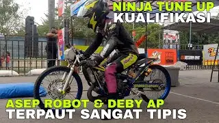 Waw! DEBY AP & ASEP ROBOT terbaik di penyisihan ninja TU 155cc dragbike IDC Slawi