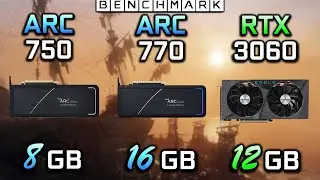 Intel Arc 750 vs Arc 770 vs RTX  3060 / Test in 7 Games / Benchmark / 1440p