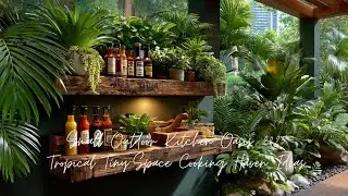 Small Outdoor Kitchen Oasis 2025 | Tropical Tiny-Space Cooking Haven Ideas