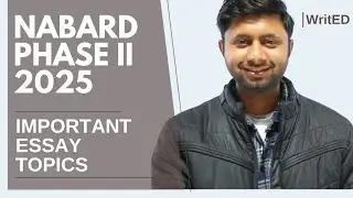 Most Important Essay Topics | NABARD Grade A 2025 | Phase II