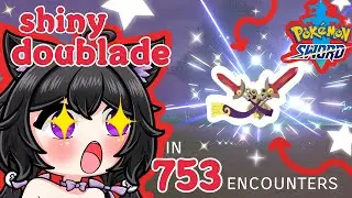 ♡ SHINY DOUBLADE in 753 ENCOUNTERS! (Pokemon Sword) ♡