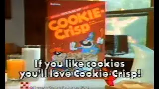 1984 Cookie Crisp cereal commercial with Cookie Crook and Cookie Cop