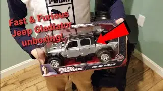 Unboxing a 2020 Jeep Gladiator fast and furious edition