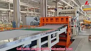 Coil Cut to Length Line for  Galvanized Steel #productionline ine