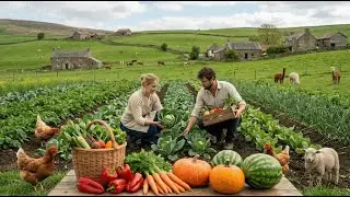 The Most Peaceful Place on Earth 🌿 Living with Wild Animals in a Stone Cottage (No Talking)