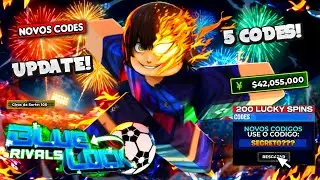 BLUE LOCK RIVALS: OUT NOW!! 5 NEW CODES + ALL BLUE LOCK RIVALS UPDATE CODES