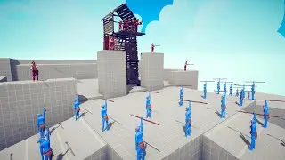 Musketeer + Secret Tower vs Every Unit | Totally Accurate Battle Simulator TABS