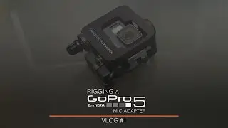 How I mounted my GoPro 5 Mic Adapter