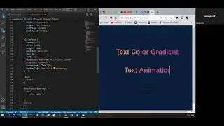 Gradient Text effects with HTML and CSS and Text Animations