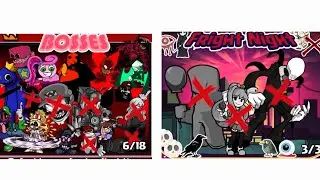 FNF Beat Battle Online- Beating the first Set of S14 Bosses/Fright Night Event Bosses!