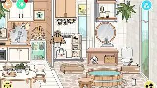 🍪🍞BROWNIE AESTHETIC HOUSE DESIGN MAKEOVER🧺🤍 | Toca Boca House ideas | toca boca