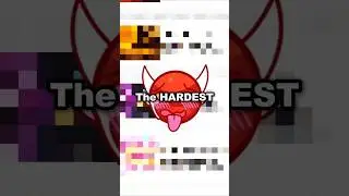 САМЫЙ СЛОЖНЫЙ БЕЗУМНЫЙ ДЕМОН В GEOMETRY DASH #GEOMETRYDASH #GD #SHORTS #GAMINING