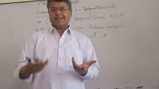 definition of interior points of a set in topological spsce X