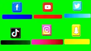 social media lower thirds |  no copyright | copyright free