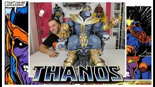 SIDESHOW THANOS PRMIUM FORMAT 1 / 4  ( THANOS COMIC TRONO )