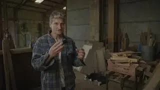 Roland Fraser creating amazing work in his studio