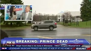 FULL COVERAGE: Singer Prince Dies at Age of 57 - LIVE Video Outside His Home in Minnesota - FNN