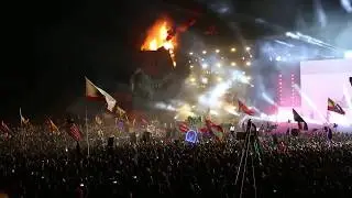 Lost Lands main stage catches on fire HQ
