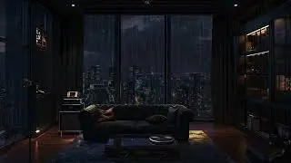 City Rainfall Retreat: Ambient Sounds for Deep Sleep & Relaxation | Urban Symphony