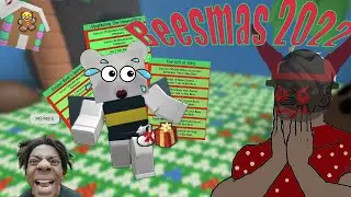 ROBLOX Bee Swarm Simulator Beesmas Funny Moments(MEMES)